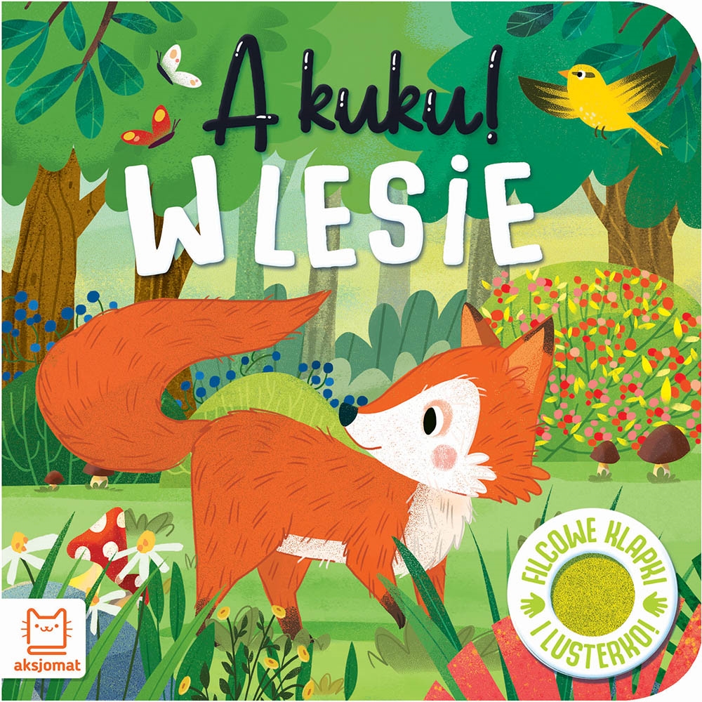 A kuku! W lesie Filcowe klapki i lusterko 38825