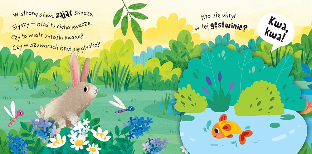 A kuku! Na łące Filcowe klapki i lusterko 38832