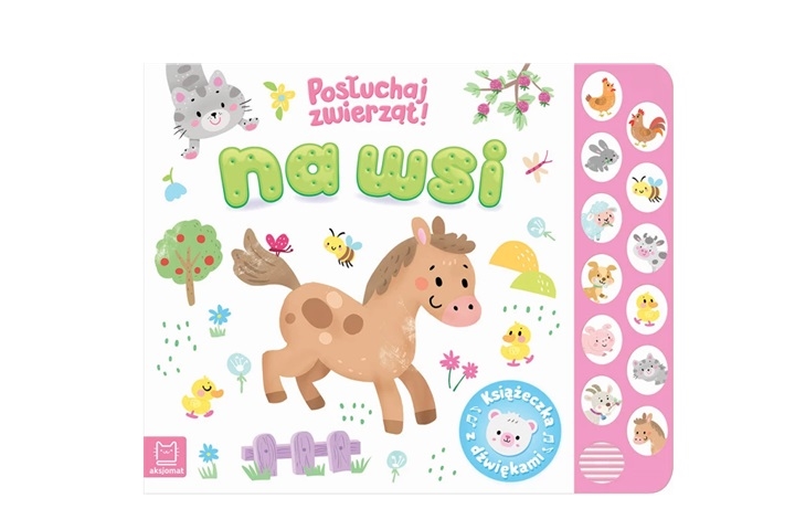 Na wsi Posłuchaj zwierząt Książeczka dźwięk.40003