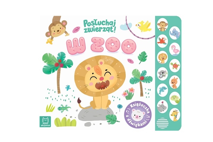 W zoo Posłuchaj zwierząt Książeczka dźwięk.40010