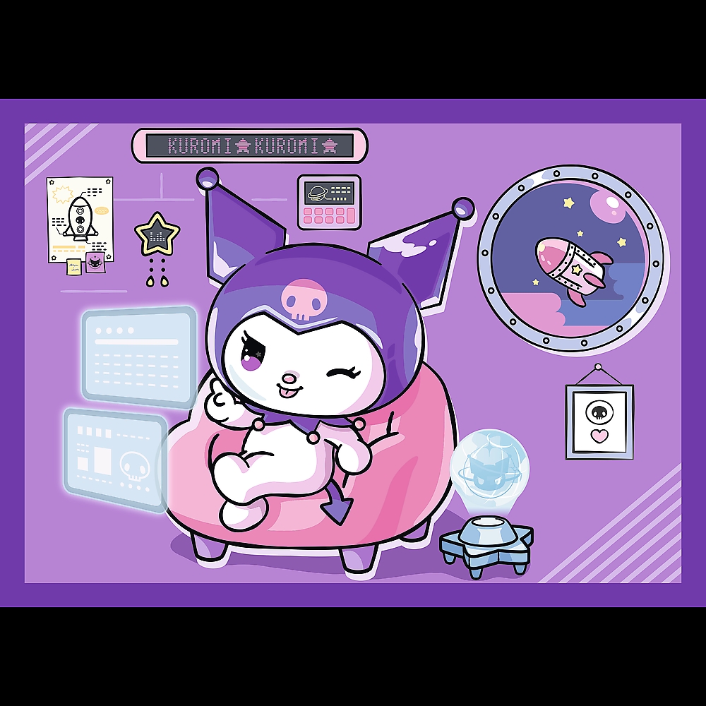 Puzzle 4w1 Dzień Kuromi Hello Kitty 34676