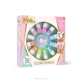 Pink It Tęczowe paznokcie