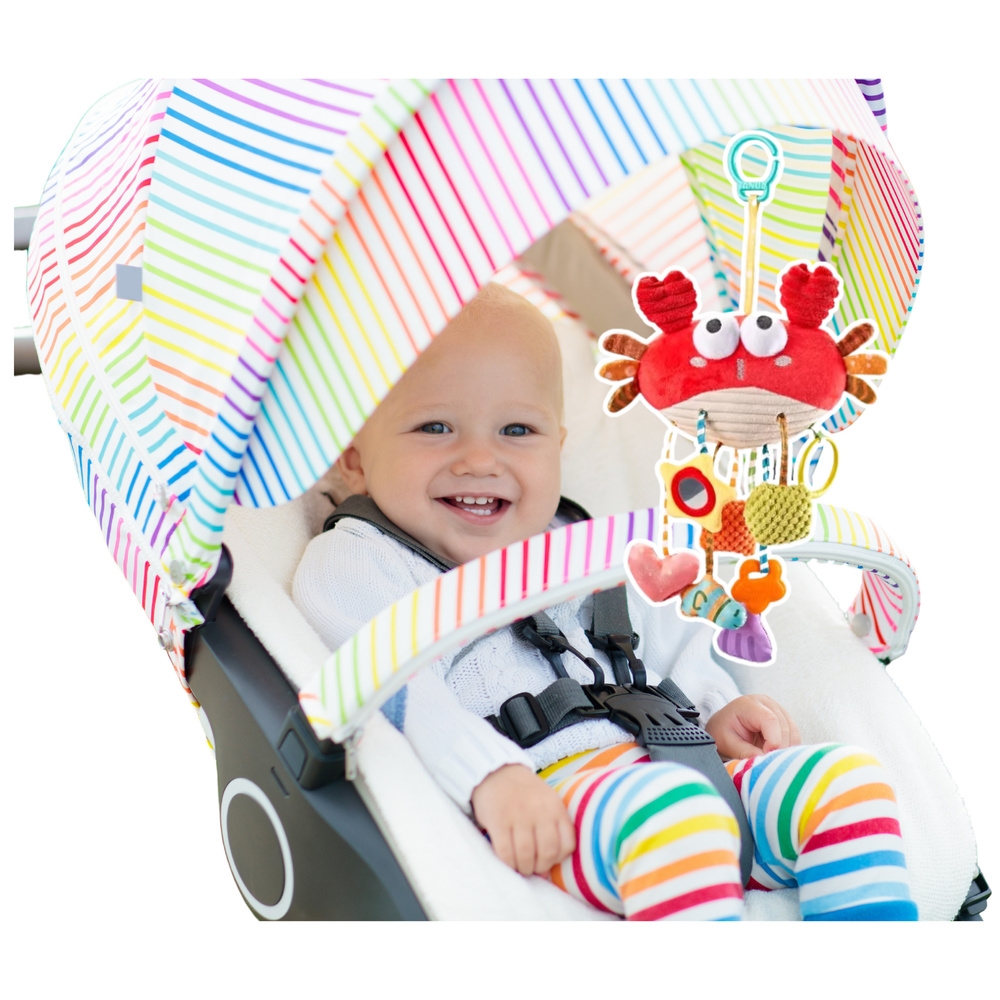 ZABAWKA SENSORYCZNA ZAWIESZKA DO ŁÓŻECZKA