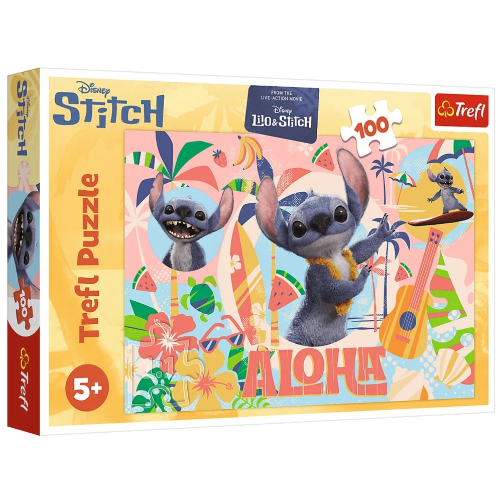 PUZZLE 100 Stitch i przyjaciele w akcji 16495
