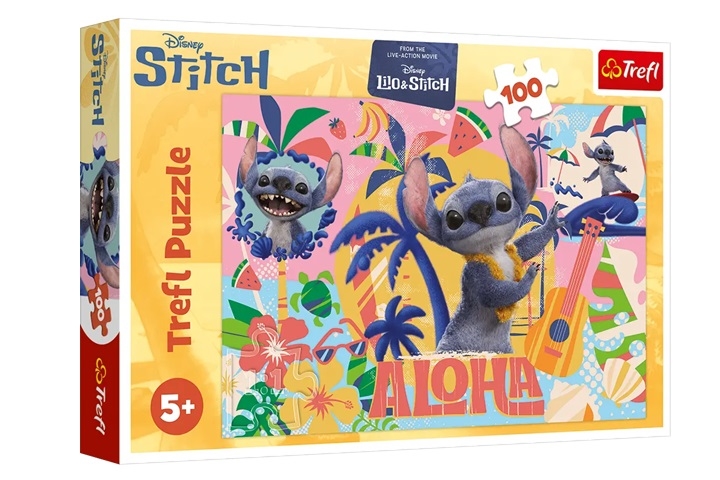 PUZZLE 100 Stitch i przyjaciele w akcji 16495