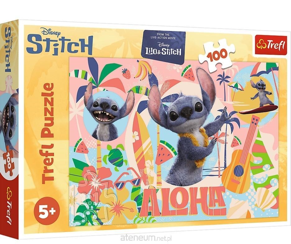 PUZZLE 100 Stitch i przyjaciele w akcji 16495