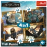 PUZZLE 4w1 Smocze dni HowToTrainYourDragon 34678