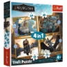 PUZZLE 4w1 Smocze dni HowToTrainYourDragon 34678