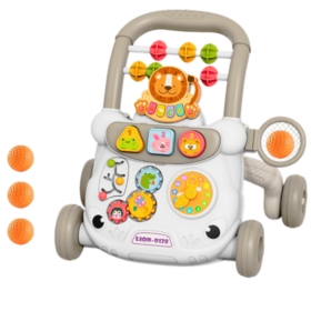 Chodzik Edukacyjny Interaktywny Pchacz Klocki Zega