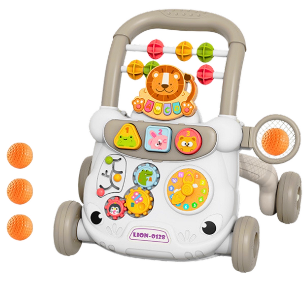 Chodzik Edukacyjny Interaktywny Pchacz Klocki Zega