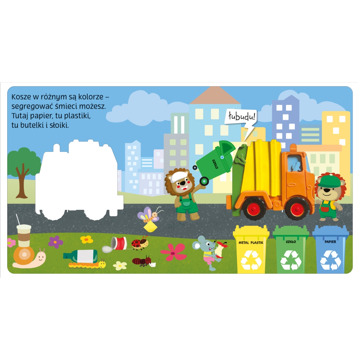Moje pierwsze dźwięki Śmieciarka 12658