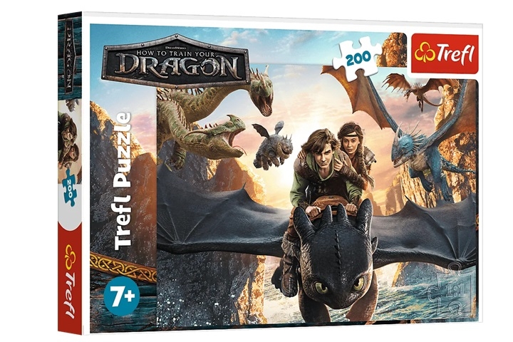 PUZZLE 200 Szczerbatek i przyjaciele 13348