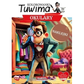 Kolorowanki Tuwima. Okulary z naklejkami