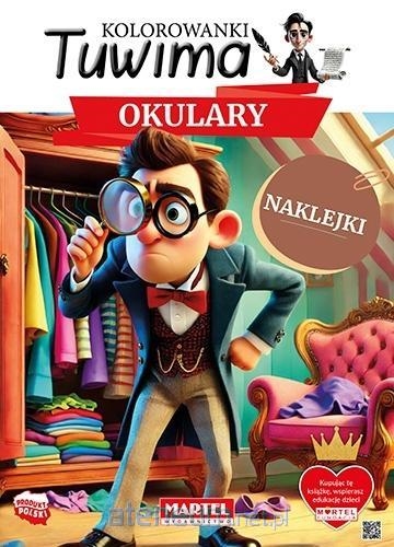 Kolorowanki Tuwima. Okulary z naklejkami