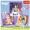 PUZZLE 3w1 Poznaj Bluey /BBC Bluey 34895