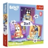 PUZZLE 3w1 Poznaj Bluey /BBC Bluey 34895