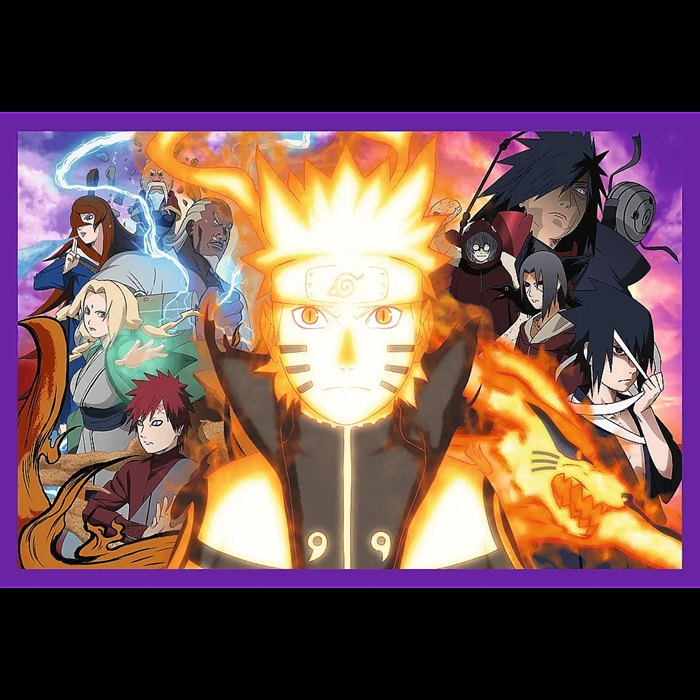 PUZZLE 2x200 Ninja z Wioski Ukrytego Liścia 13333