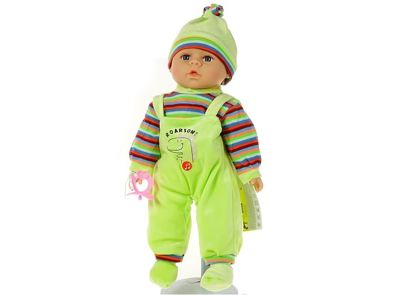 Lalka bobas ze smoczkiem mówi po polsku 35cm