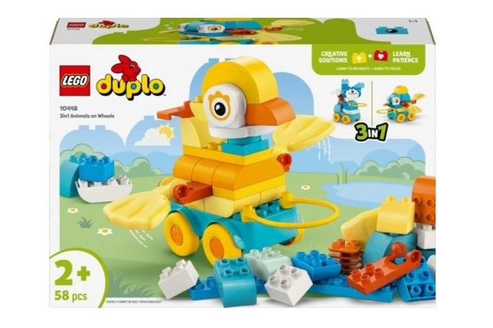 LEGO DUPLO 3w1 Zwierzątka na kółkach 10448