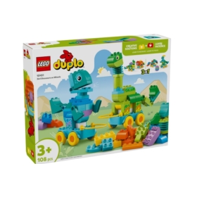 LEGO DUPLO 3w1 dinozaury na kółkach 10451