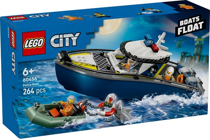 LEGO CITY Pościg łodzią policyjną 60456