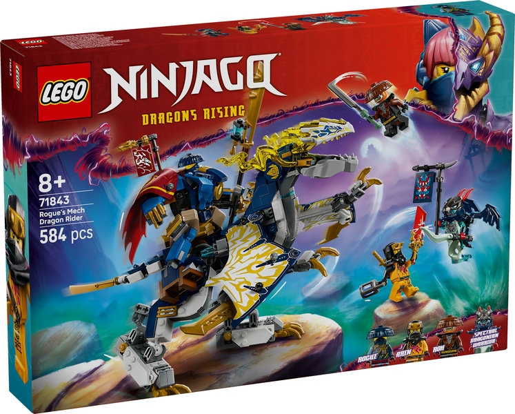 LEGO NINJAGO Mech smoczego jeźdźca Rogue’a 71843