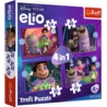 PUZZLE 4w1 Pozaziemskie misje Elio /Disney 34665
