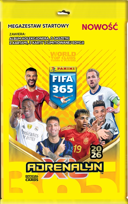 Album kolekcjonera Fifa 365 Adrenalyn XL 2026