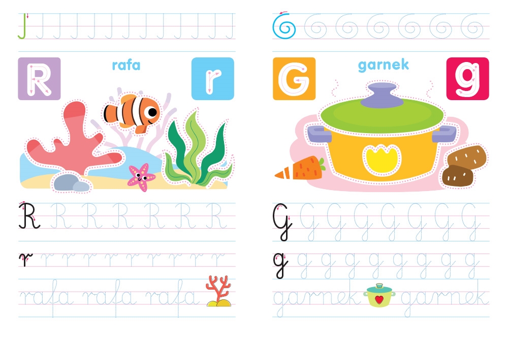 Piszę i zmazuję. Uczę się pisać literki z pisakiem