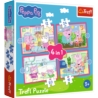 Puzzle 4w1 Peppa uwielbia przygody 34672