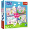 Puzzle 4w1 Peppa uwielbia przygody 34672