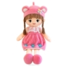 Lalka Szmacianka Miękka Pluszowa Różowa Sukienka C