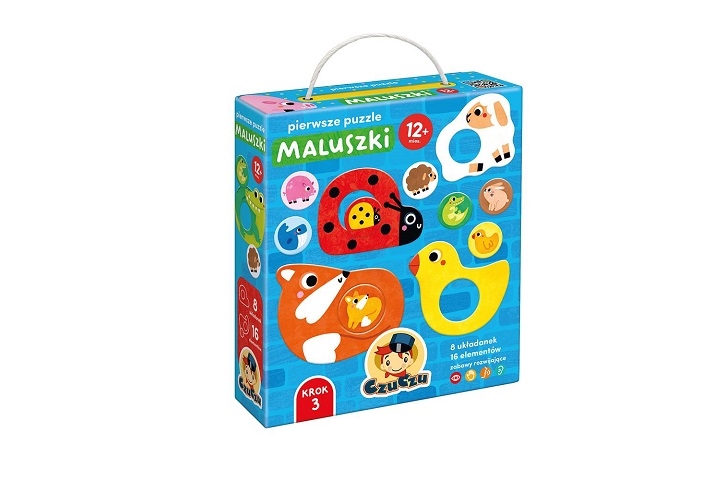CzuCzu Pierwsze puzzle Maluszki dla dzieci 12m+