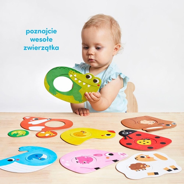 CzuCzu Pierwsze puzzle Maluszki dla dzieci 12m+