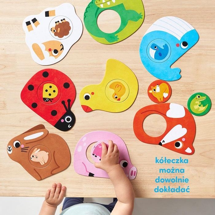 CzuCzu Pierwsze puzzle Maluszki dla dzieci 12m+