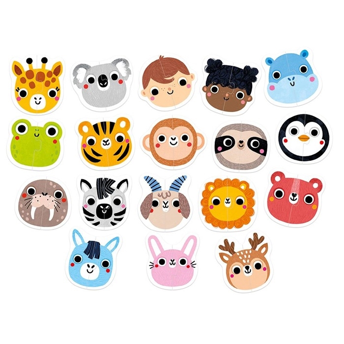 CzuCzu Pierwsze puzzle Buzie dla dzieci 15m+