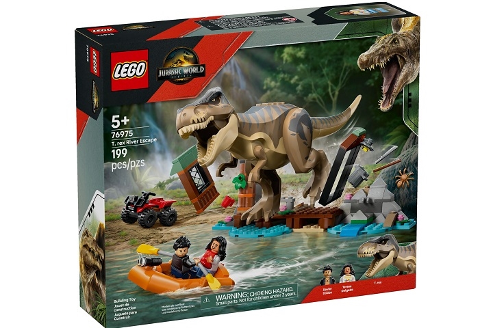 *****LEGO JW Ucieczka rzeką przed tyranoz.76975