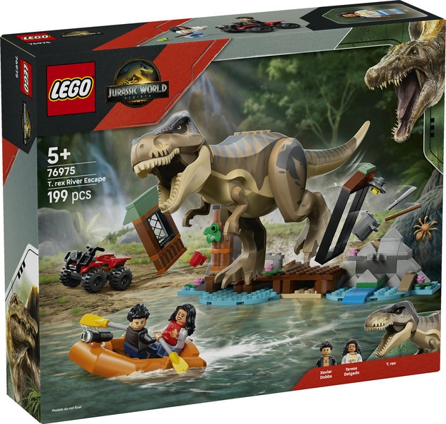 *****LEGO JW Ucieczka rzeką przed tyranoz.76975