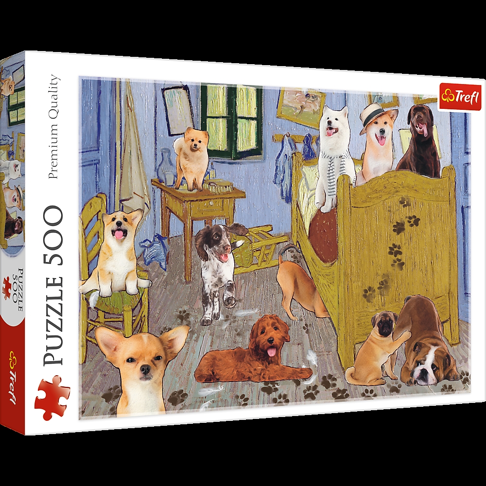 Puzzle 500 Pokój van Gogha Psia Rewolucja 37539
