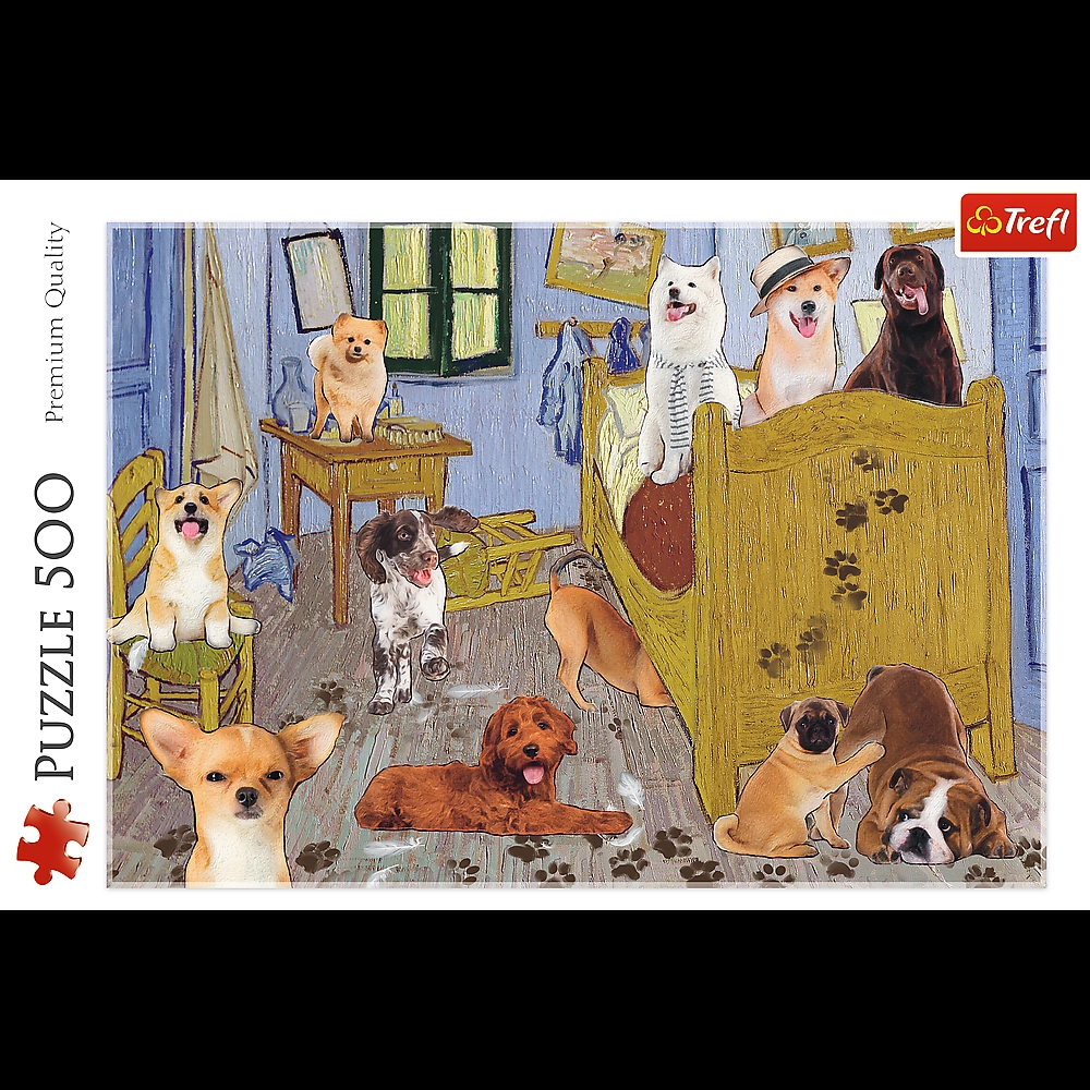 Puzzle 500 Pokój van Gogha Psia Rewolucja 37539