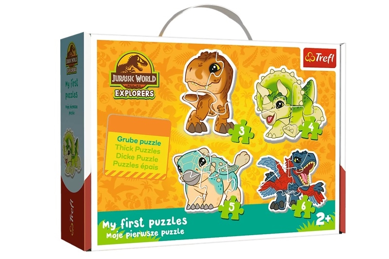 PUZZLE BABY CLASSIC Urocze dinozaury /JW 36138