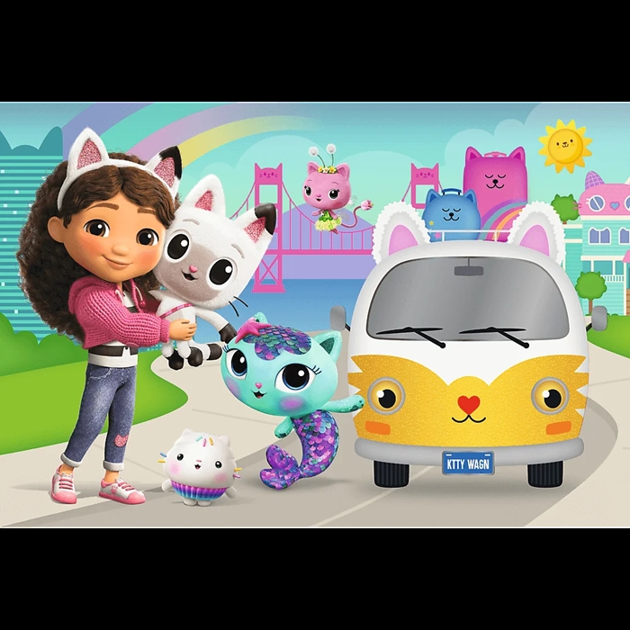 Puzzle 60 Gabby i kocie przygody 17415