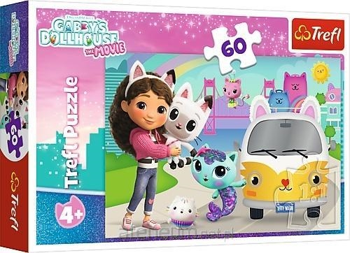 Puzzle 60 Gabby i kocie przygody 17415