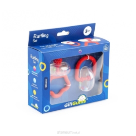 DUMEL ZESTAW GRZECHOCZĄCY CZERWONY