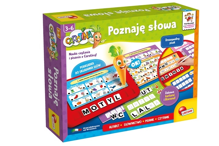 Lisciani Carotina Poznaję słowa PL102327 12876