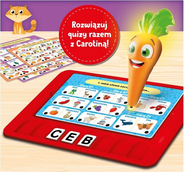 Lisciani Carotina Poznaję słowa PL102327 12876