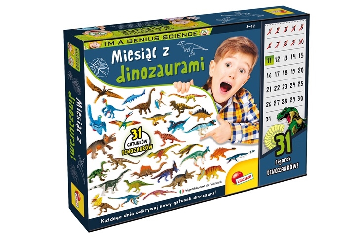 Lisciani I_m a genius Miesiąc z dinozaurami 12975
