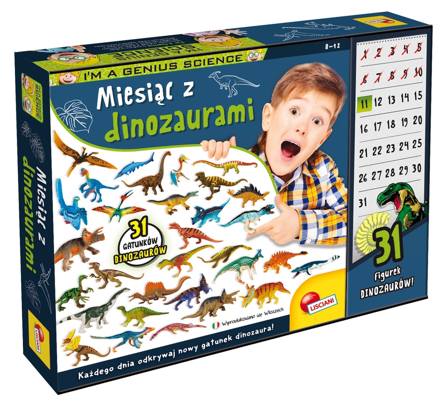 Lisciani I_m a genius Miesiąc z dinozaurami 12975