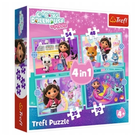 PUZZLE 4w1 Gabby przygoda 34670