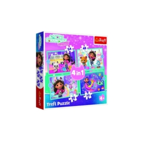 PUZZLE 4w1 Gabby przygoda 34670